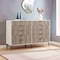 Manhattan Comfort DUMBO 10-Drawer Double Tall Dresser in White and Grey DR004-WG - alternate 1